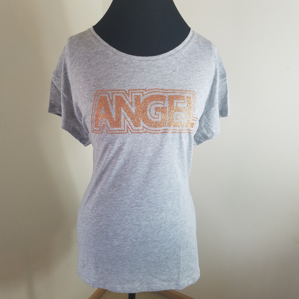 Victoria's Secret Angel Scoop back with Straps Tee